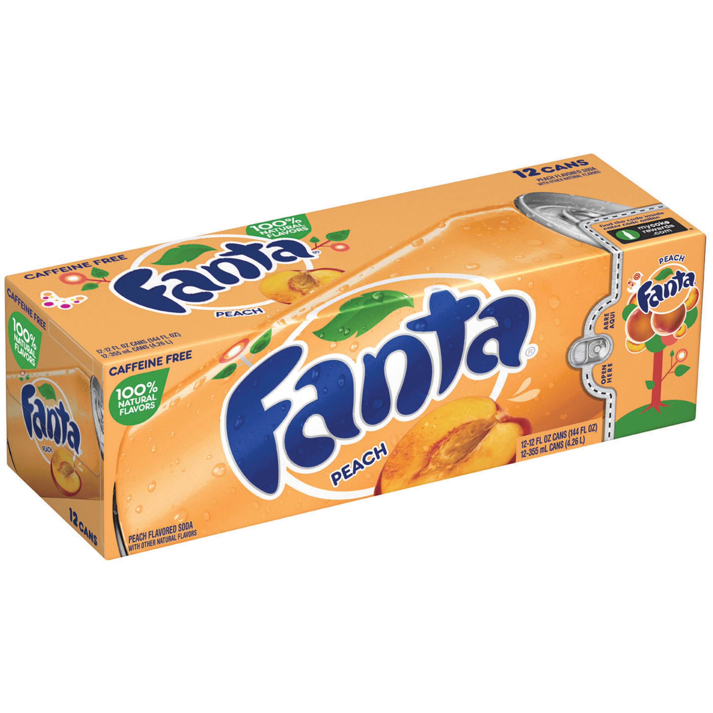 Газированный напиток Fanta  Peach 12шт по 0,355 л