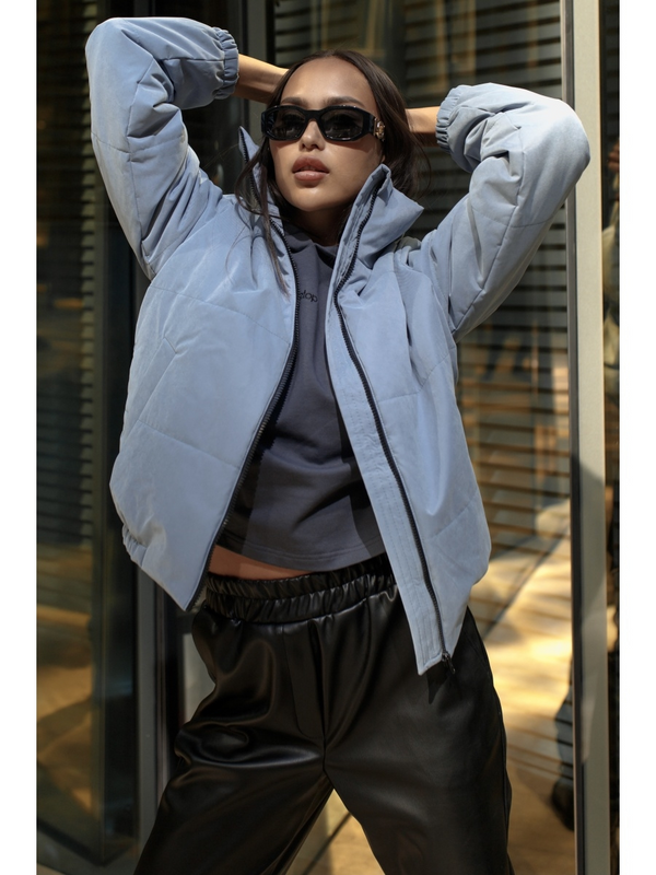 

Куртка женская Betop 1156В голубая M/L, 1156В