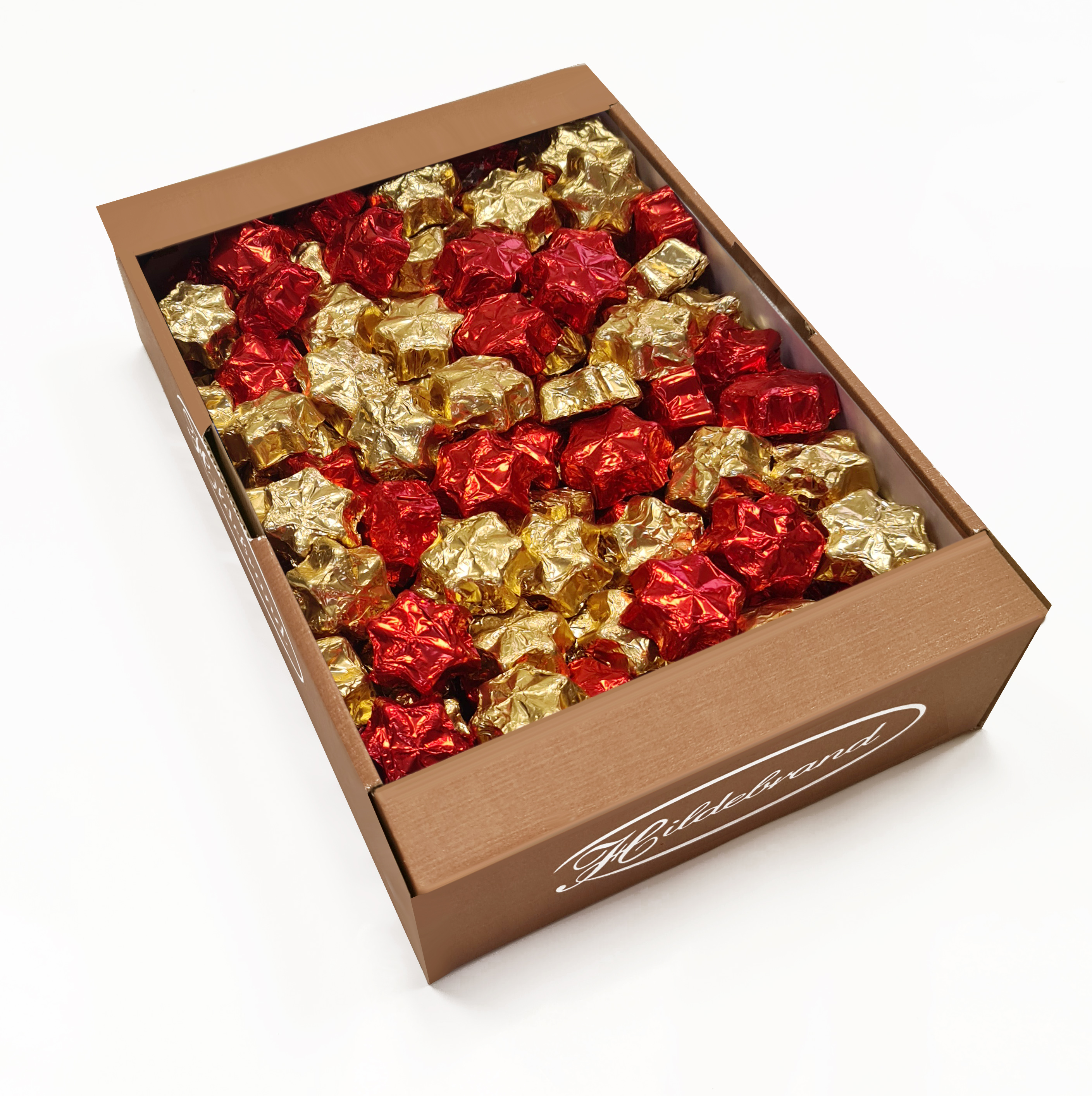 Шоколадные конфеты Hildebrand Звезды с шоколадной начинкой, 1,9 кг