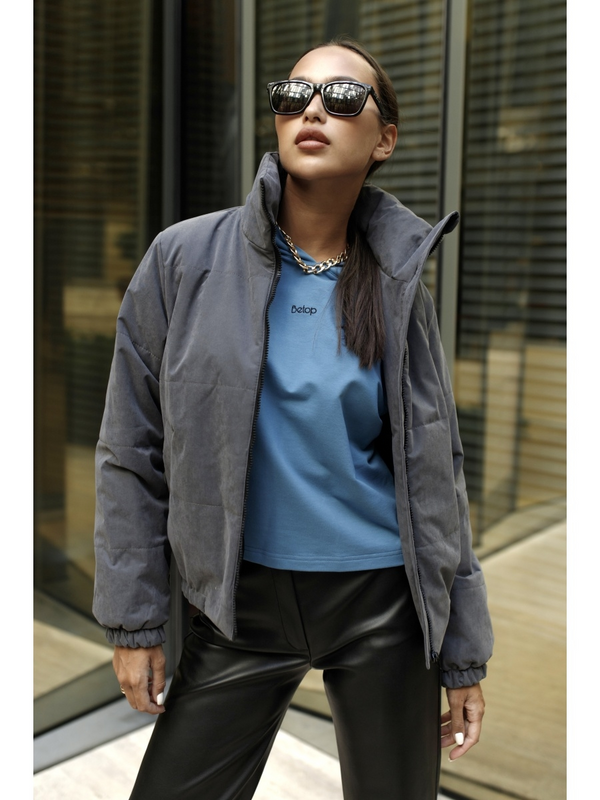 

Куртка женская Betop 1156В серая S/M, 1156В