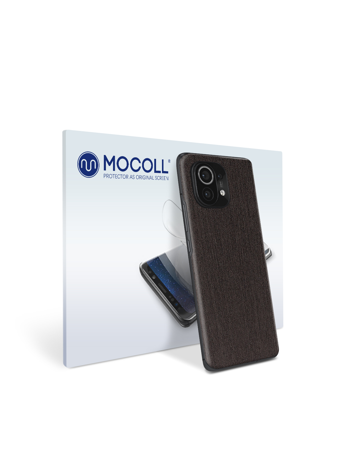 

Пленка защитная MOCOLL для задней панели Xiaomi Mi 11 Дерево Венге