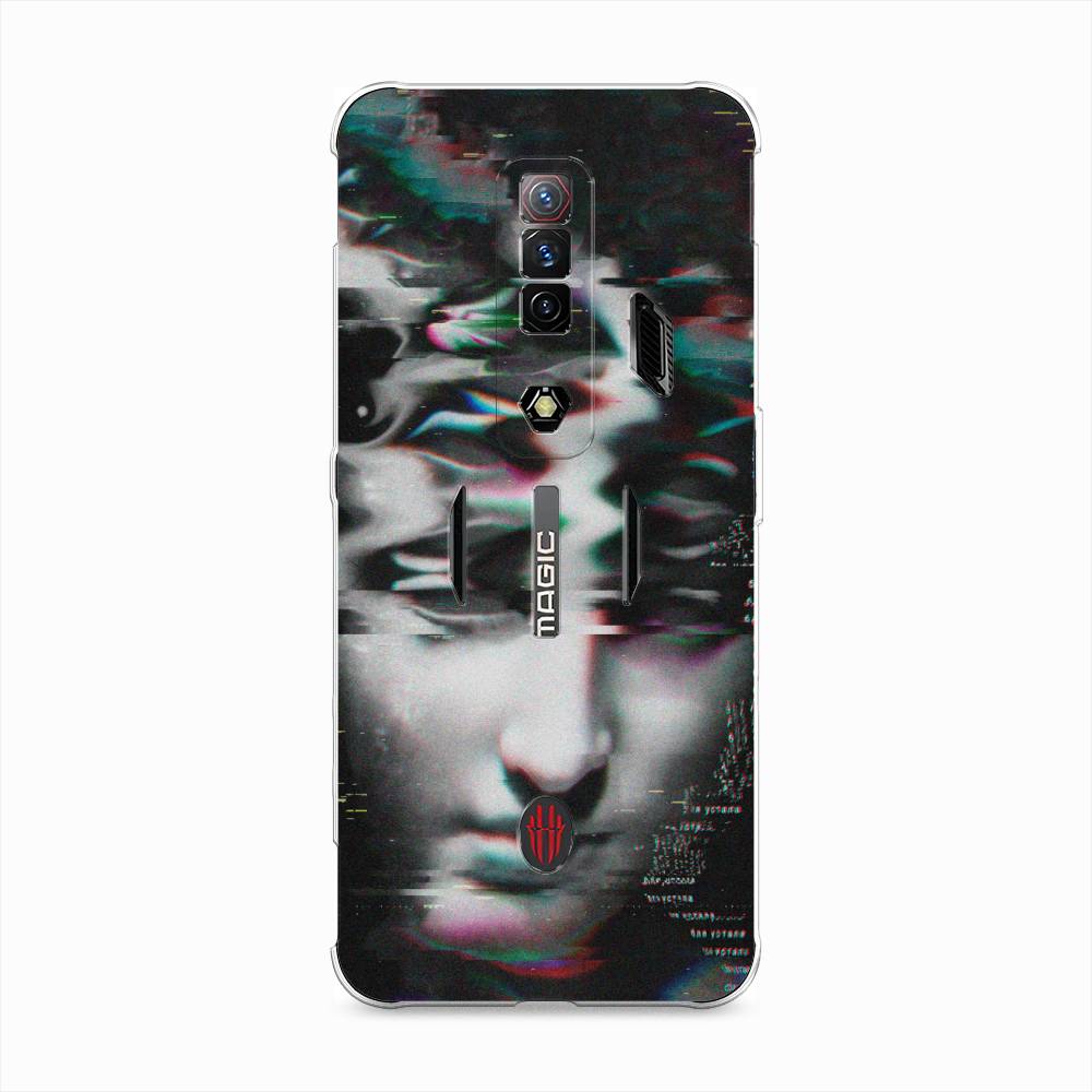 

Чехол Awog на ZTE Nubia Red Magic 7S / ЗТЕ Нубия Ред Мэджик 7С "Glitch Art", Разноцветный, 136350-9