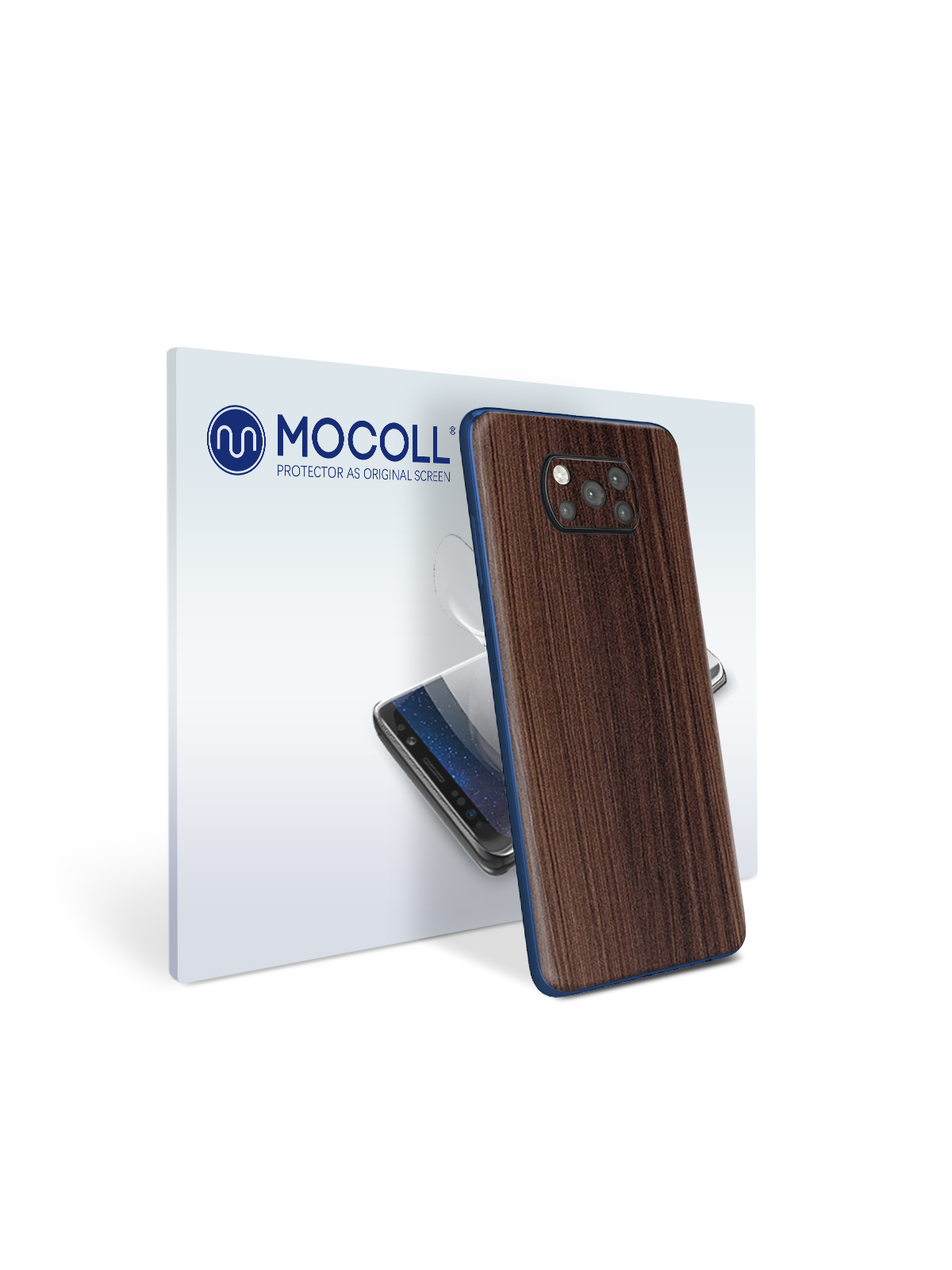 

Пленка защитная MOCOLL для задней панели Xiaomi Poco X3 NFC Дерево Ясень Шимо