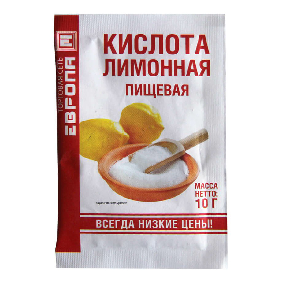 

Лимонная кислота Европа 10 г