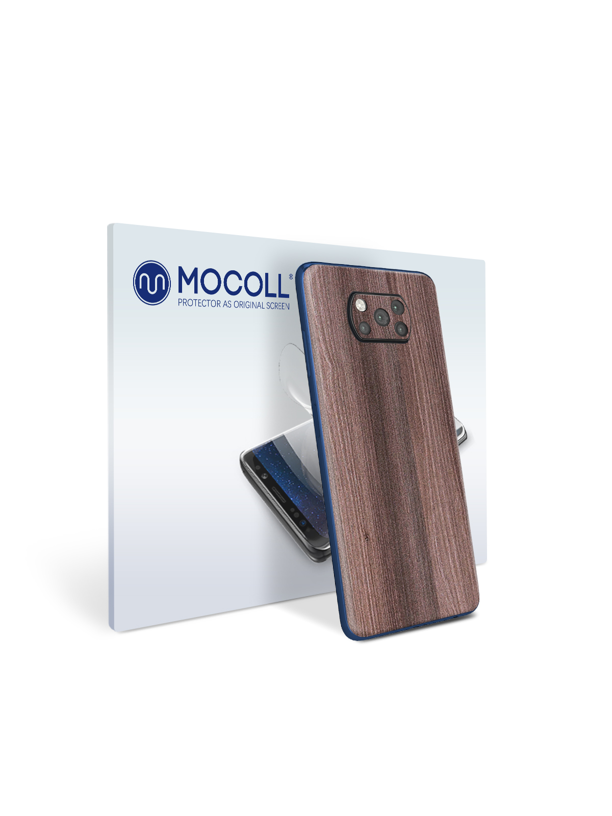 

Пленка защитная MOCOLL для задней панели Xiaomi Poco X3 NFC Дерево Вишня Кинстон