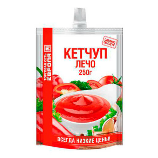 

Кетчуп Европа Лечо 250 г