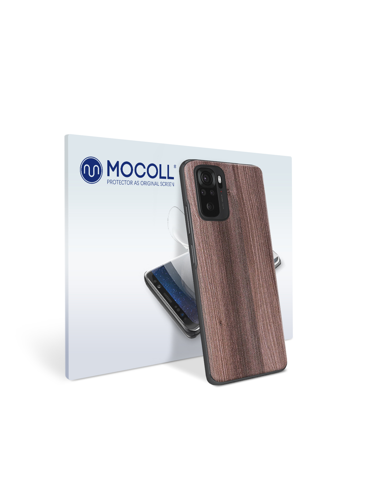 

Пленка защитная MOCOLL для задней панели Xiaomi Redmi Note 10S Дерево Вишня Кинстон
