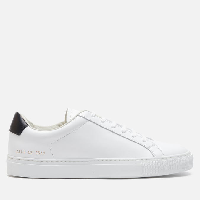 фото Кеды мужские common projects retro low белые 44 eu