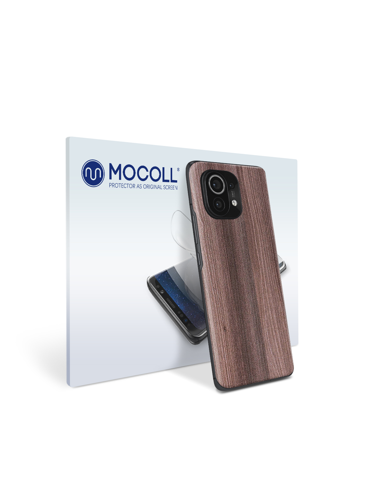 

Пленка защитная MOCOLL для задней панели Xiaomi Mi 11Pro Дерево Вишня Кинстон