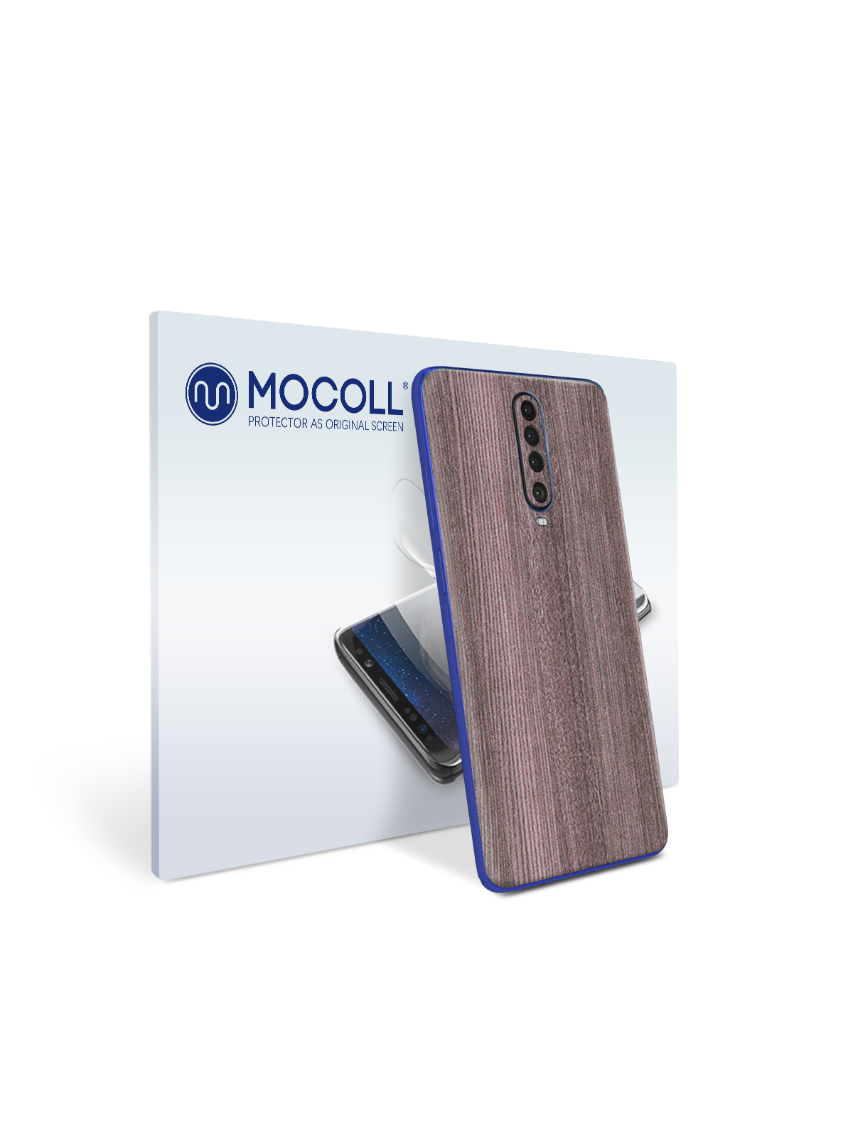 

Пленка защитная MOCOLL для задней панели Xiaomi Poco X2 Дерево Дуб Сонома