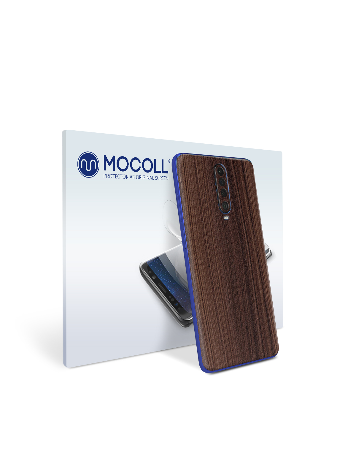 

Пленка защитная MOCOLL для задней панели Xiaomi Poco M2 Дерево Ясень Шимо