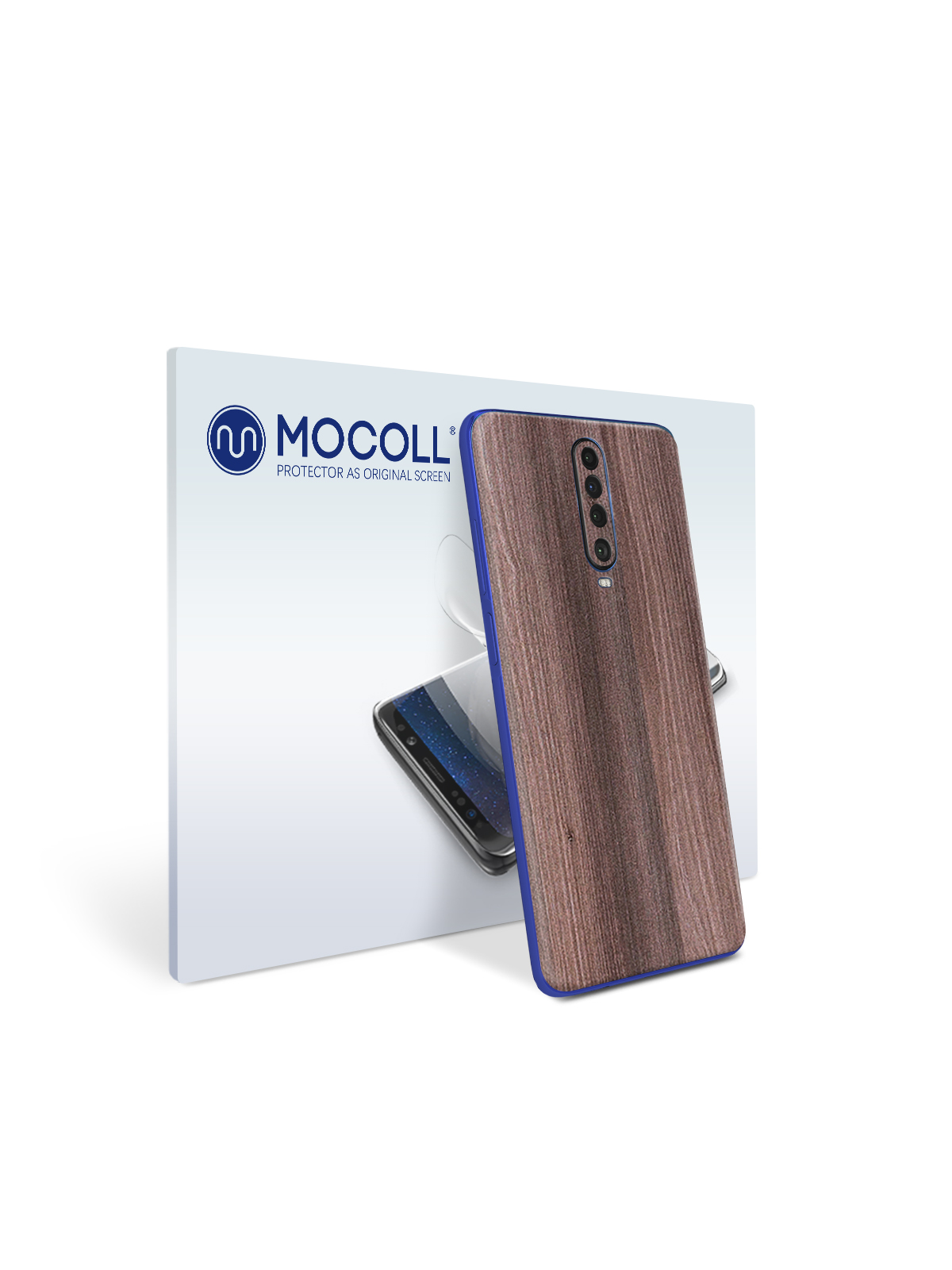 

Пленка защитная MOCOLL для задней панели Xiaomi Poco M2 Дерево Вишня Кинстон