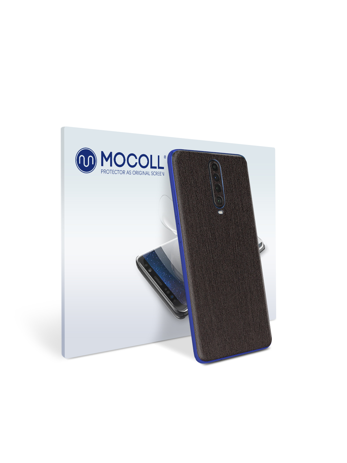 

Пленка защитная MOCOLL для задней панели Xiaomi Poco M2 Дерево Венге