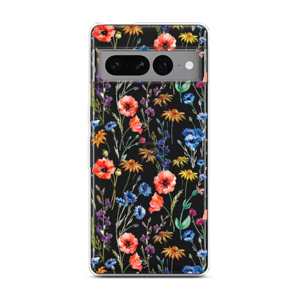 

Чехол Awog на Google Pixel 7 Pro "Маки и васильки фон"