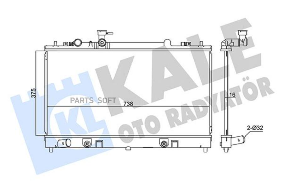 

KALE Радиатор MA 6 GG 2.3