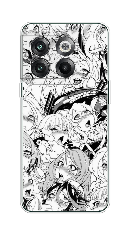 

Чехол на OnePlus Ace Pro "Ахегао манга тян", Черный;белый;серый, 153350-1