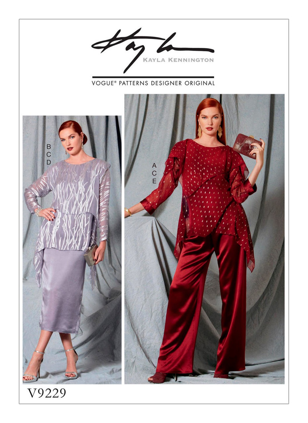 

Выкройка Vogue №9229 — Топ, блуза, юбка, брюки от Kayla Kennington