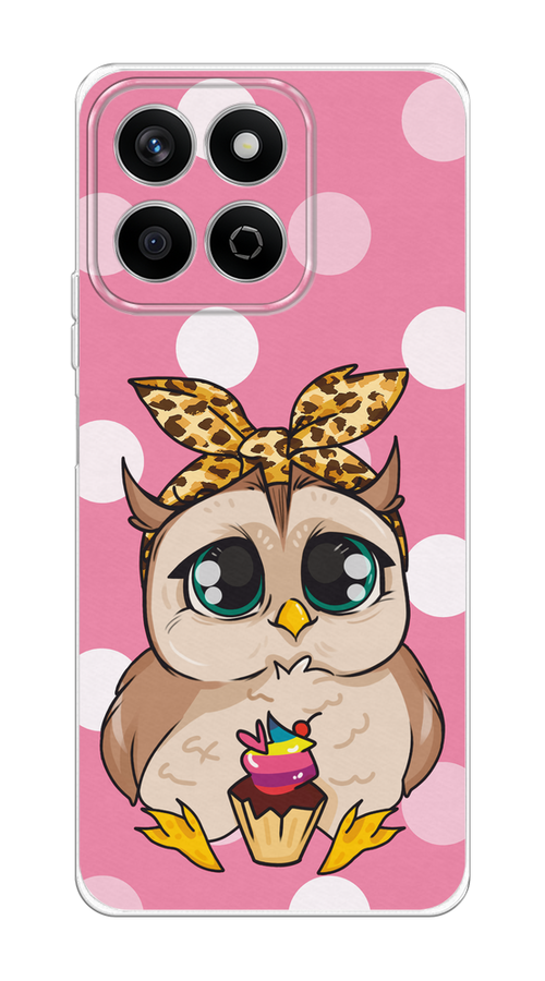 

Чехол на Honor X7c "Милая совушка на розовом", Розовый;бежевый;коричневый, 6125250-1