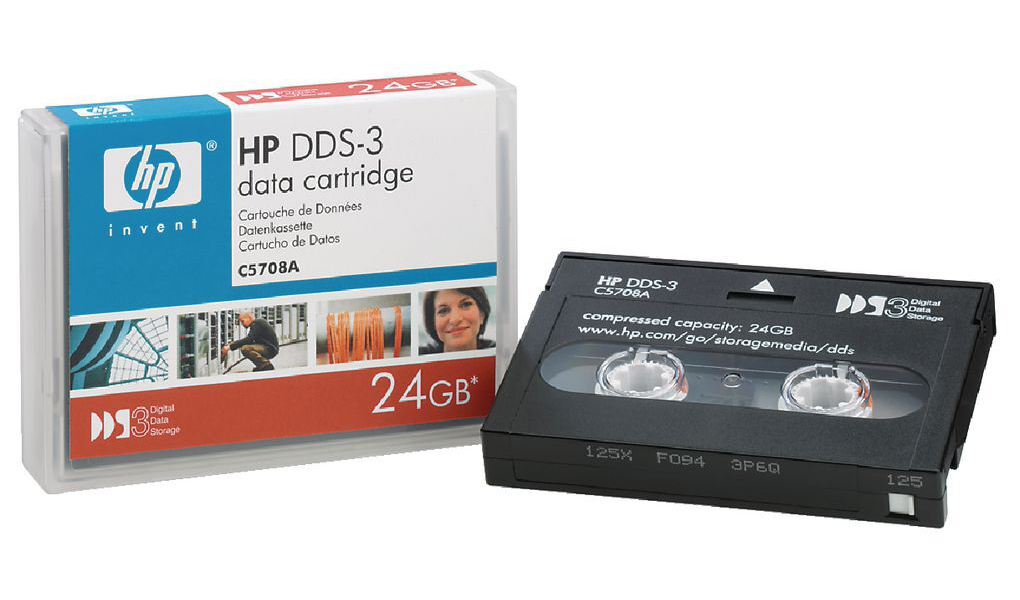 

Картридж данных 24 Гб HP C5708A