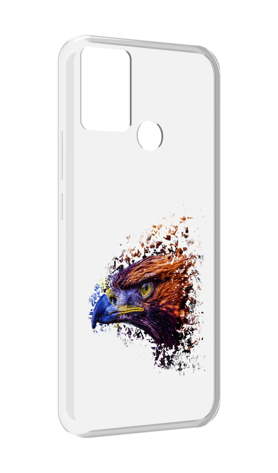 Чехол MyPads красочный орел для Infinix Hot 11 Play