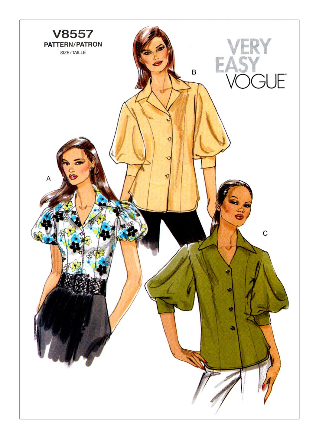 

Выкройка Vogue №8557 — Блузка