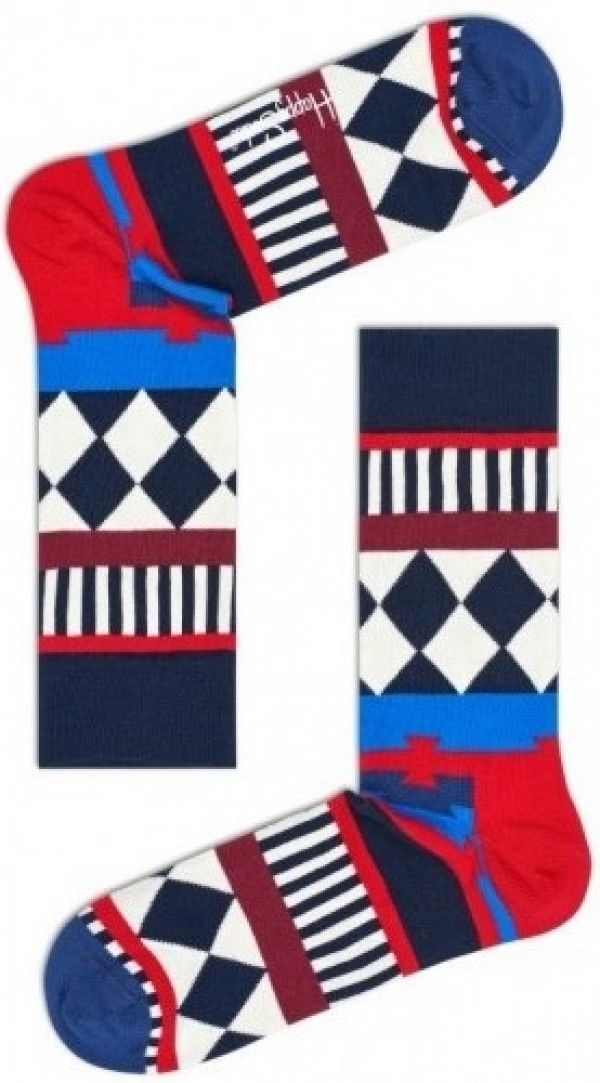 Носки унисекс Happy Socks DIT1001 разноцветные 41-43