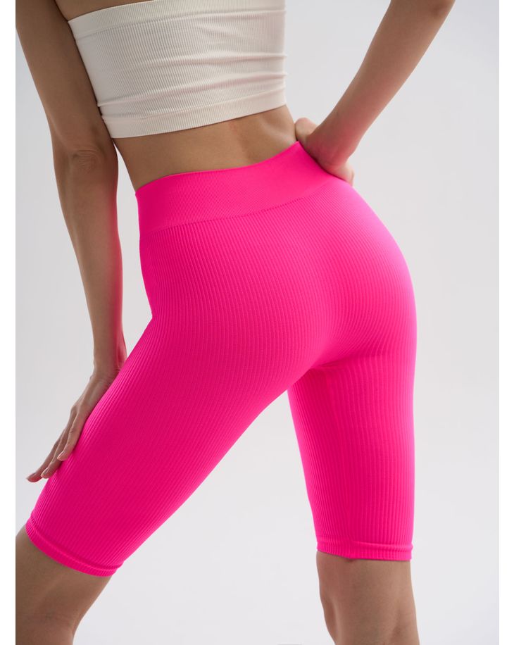 

Велосипедки женские Mademoiselle 97000 Short legging Rib красные S/M, Красный