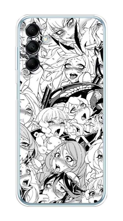 

Чехол на Samsung Galaxy M14 5G "Ахегао манга тян", Черный;белый;серый, 2108150-1