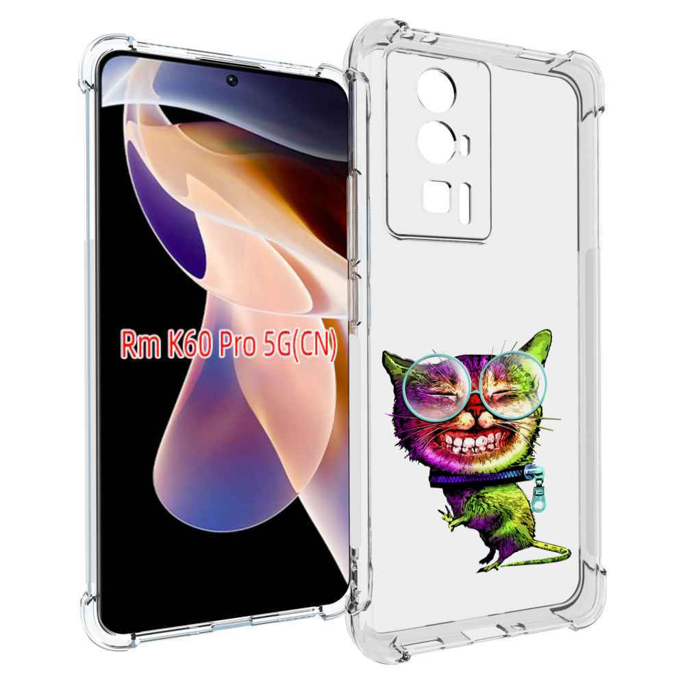 

Чехол MyPads Веселый кот для Xiaomi Redmi K60 Pro, Прозрачный, Tocco