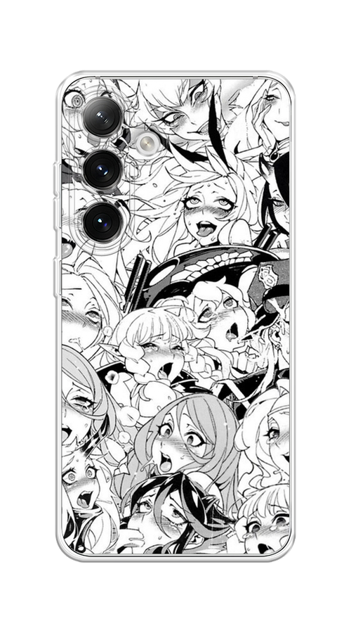 

Чехол на Samsung Galaxy S24 "Ахегао манга тян", Черный;белый;серый, 2109050-1