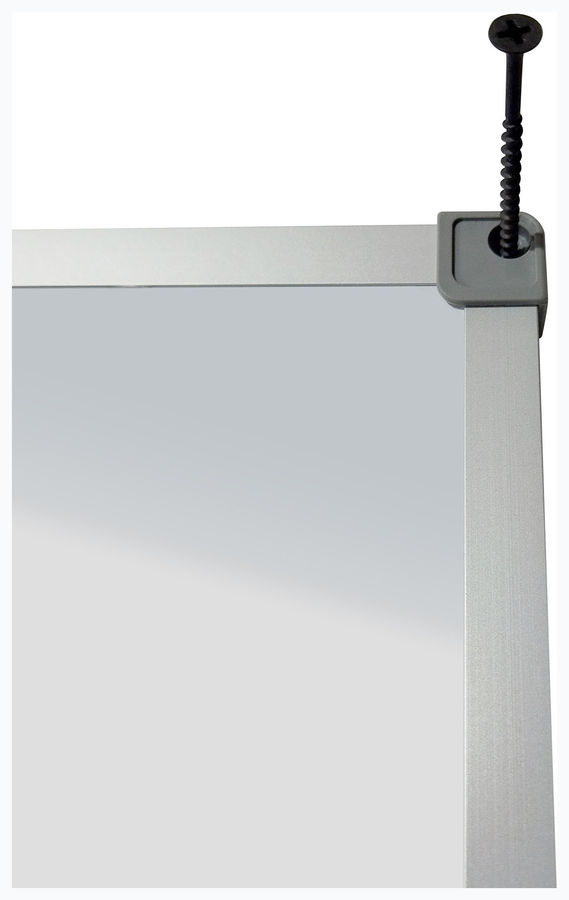 фото Доска магнитно-маркерная boardsys 20ф60 ecoboard лак белый 60x90см алюминиевая рама