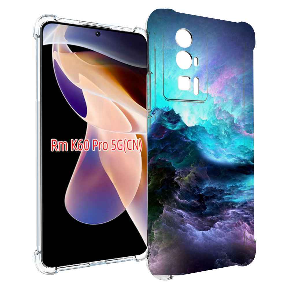 

Чехол MyPads Волна для Xiaomi Redmi K60 Pro, Прозрачный, Tocco