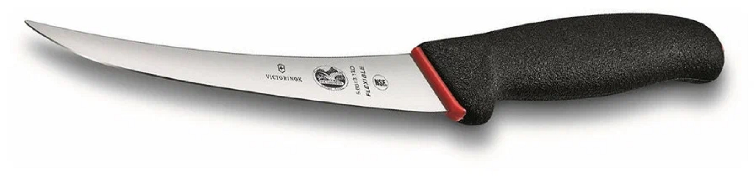 фото Нож кухонный victorinox fibrox разделочный лезв.120мм черный