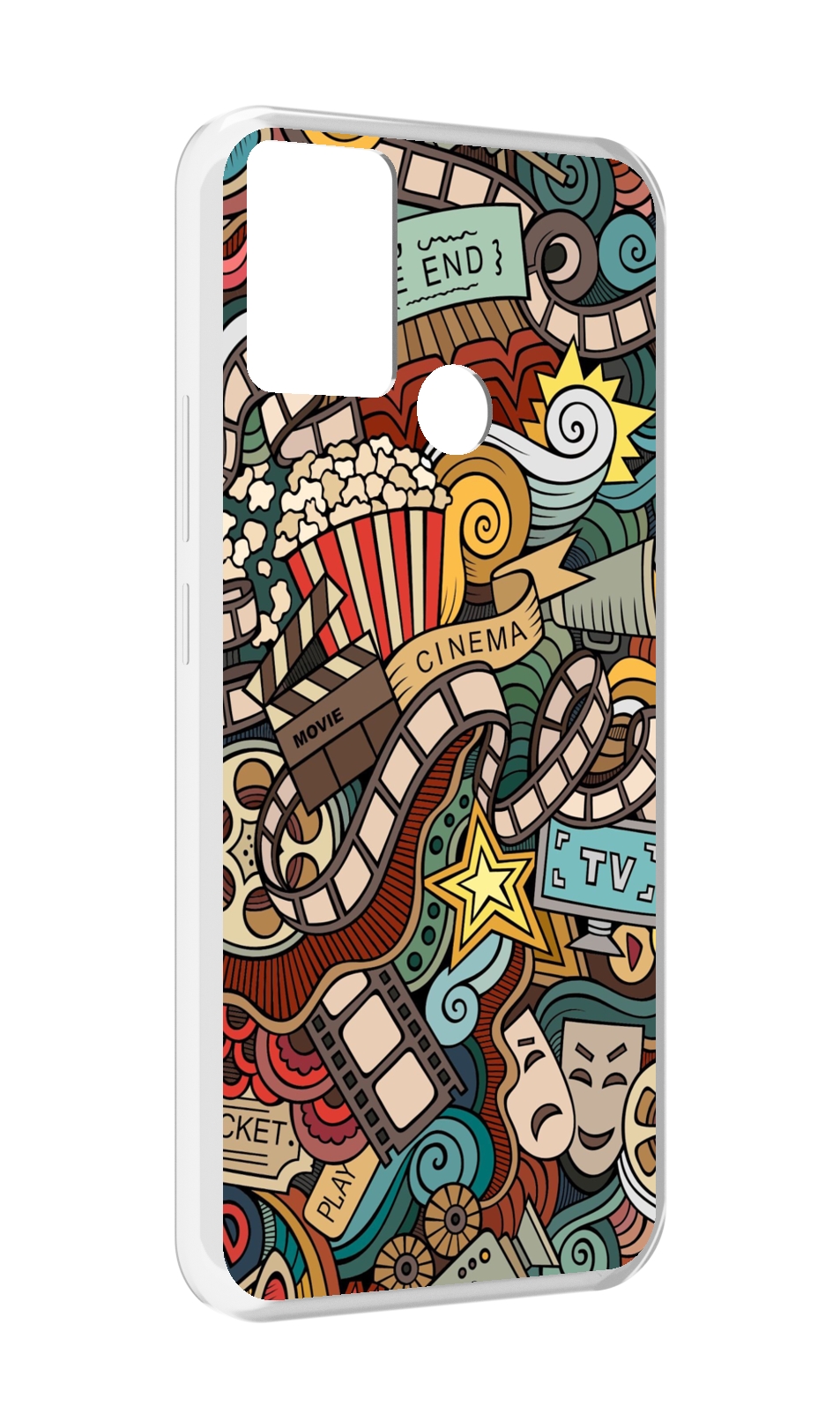 

Чехол MyPads любимое кино для Infinix Hot 11 Play, Прозрачный, Tocco