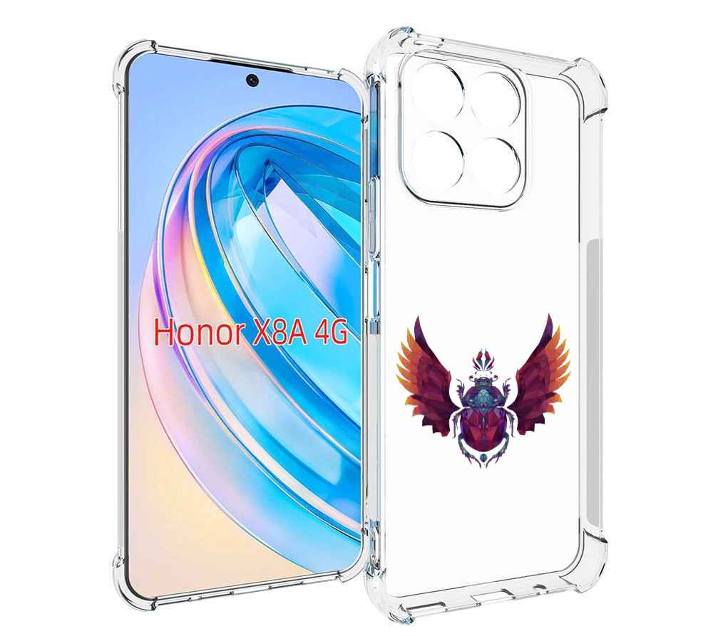 

Чехол MyPads алмазный скоробей для Honor X8a, Tocco
