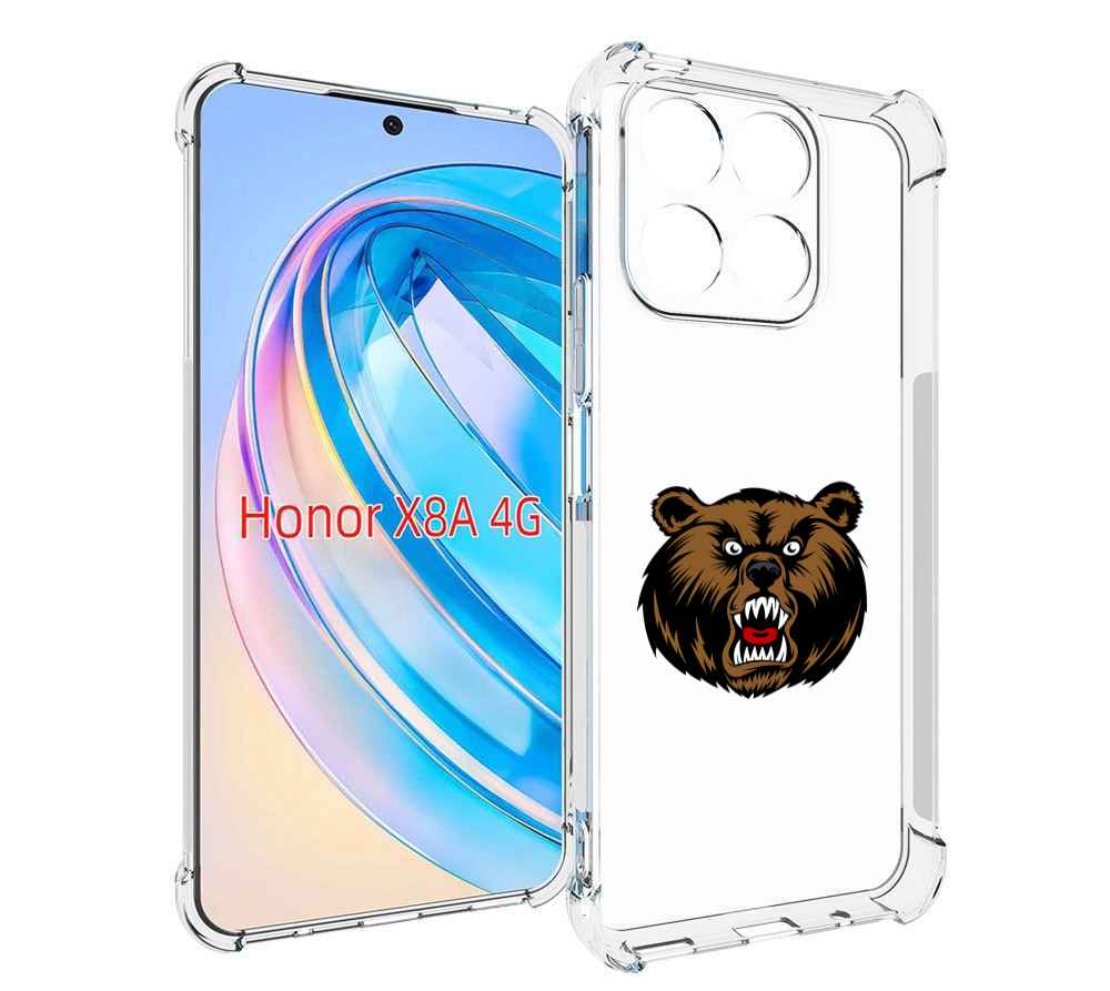 

Чехол MyPads бурый для Honor X8a, Tocco