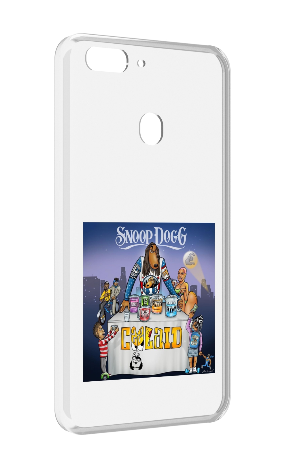 

Чехол MyPads Snoop Dogg COOLAID для Oppo Realme 2, Прозрачный, Tocco