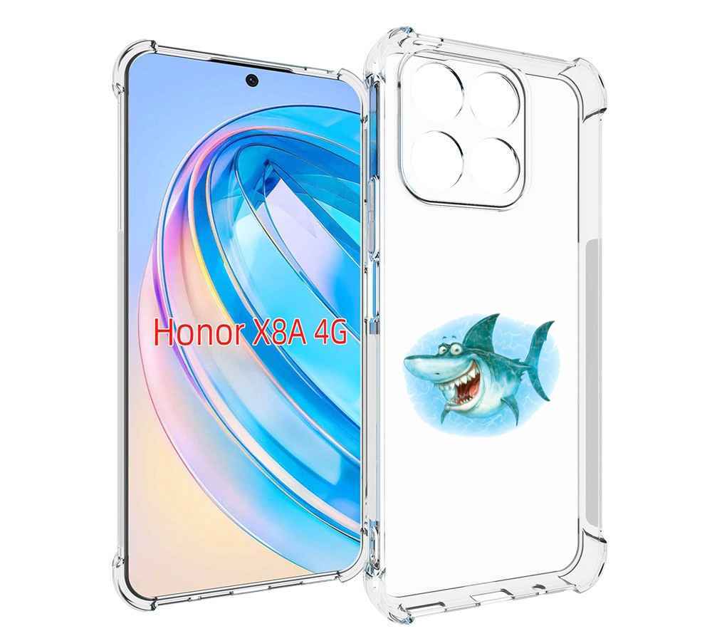 

Чехол MyPads веселая акула для Honor X8a, Tocco