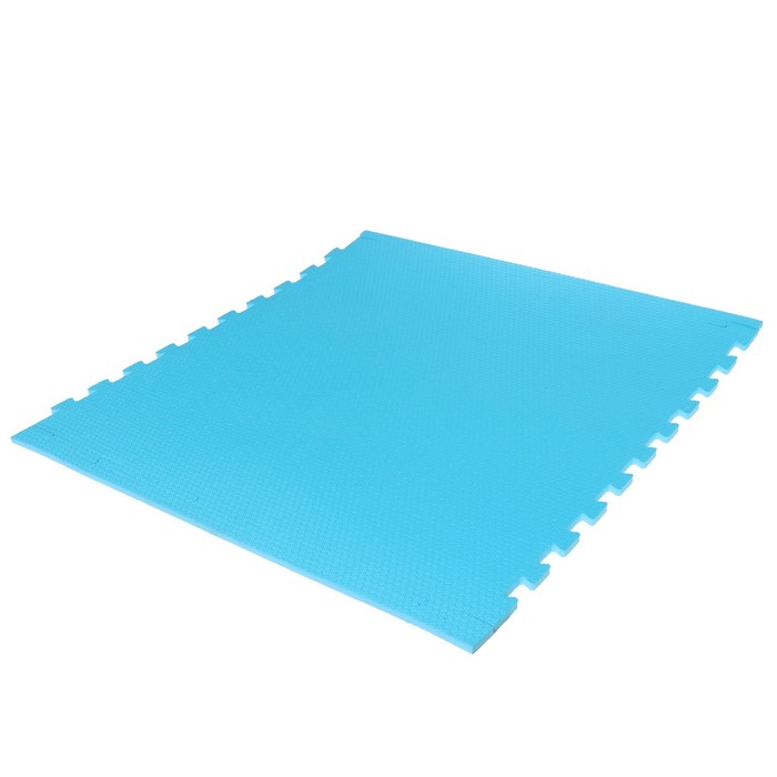 Eco Cover Мягкий пол универсальный New-накат. Соты, цвет голубой, 100x100 см, 14 мм, 30