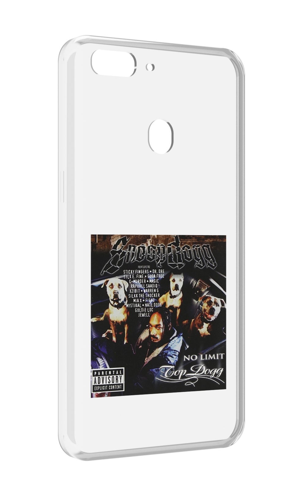 

Чехол MyPads Snoop Dogg NO LIMIT TOP DOGG для Oppo Realme 2, Прозрачный, Tocco