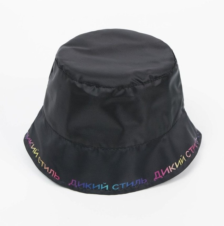 фото Панама дикий стиль, цвет чёрный, 56-58 рр. overhat