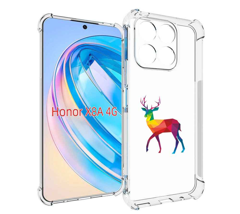 

Чехол MyPads геометрический олень для Honor X8a, Tocco