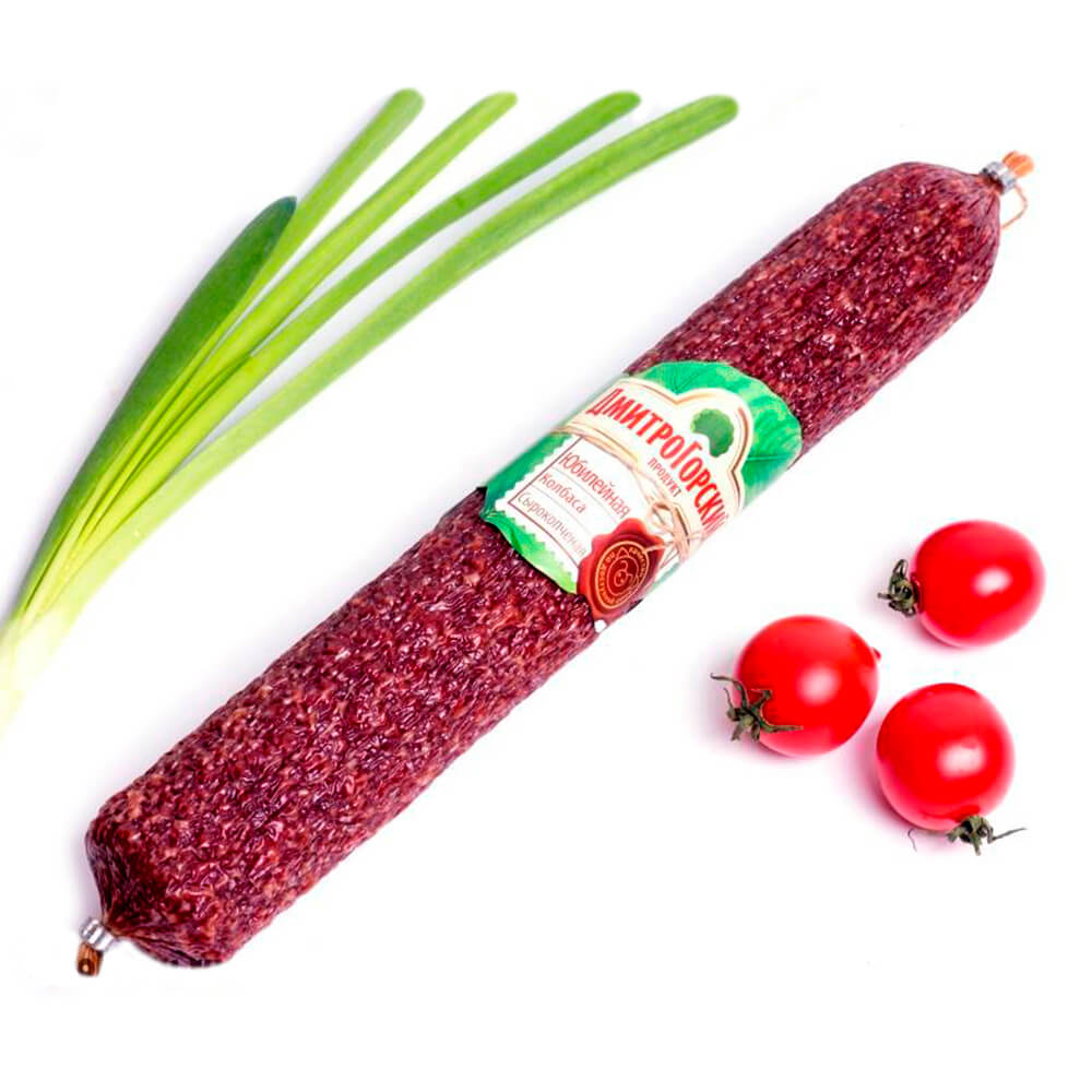 

Колбаса Дмитрогорский Продукт Юбилейная сырокопченая