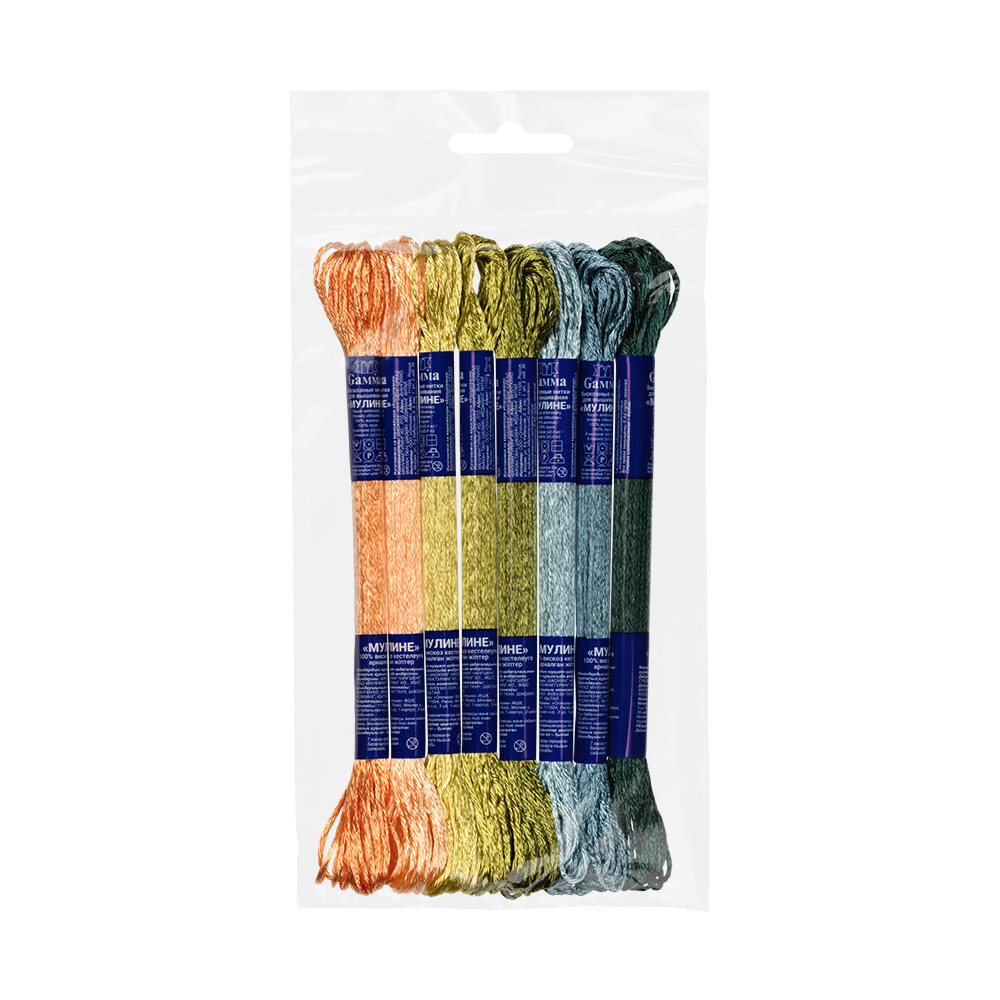 

Gamma мулине, 100% вискоза, 8х8 м, №07, Эпоха модерна, Разноцветный