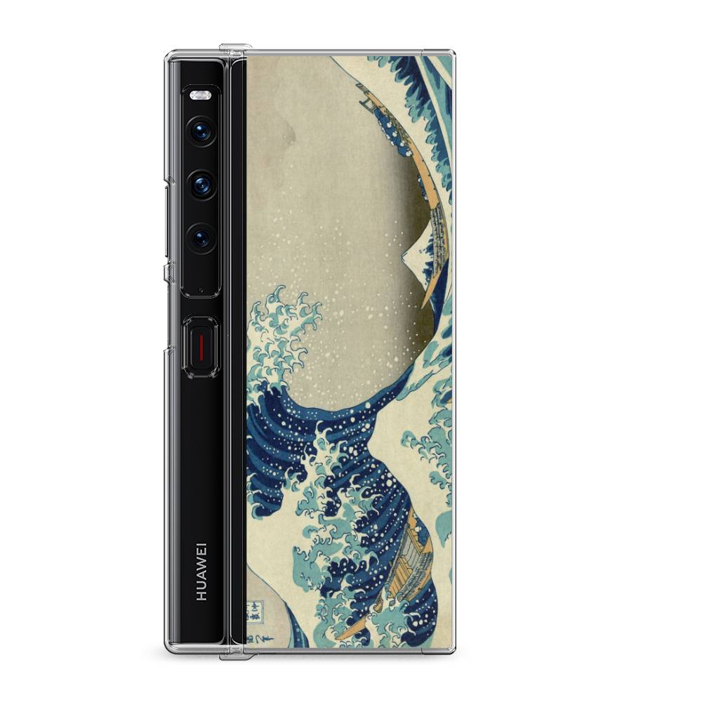 

Силиконовый чехол "Большая волна в Канагаве" на Huawei Mate Xs 2 / Хуавеи Мате Xs 2