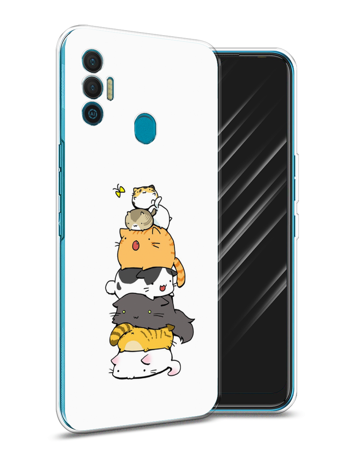 

Чехол Awog на Google Pixel 7 Pro "Бутерброд из котиков", Разноцветный