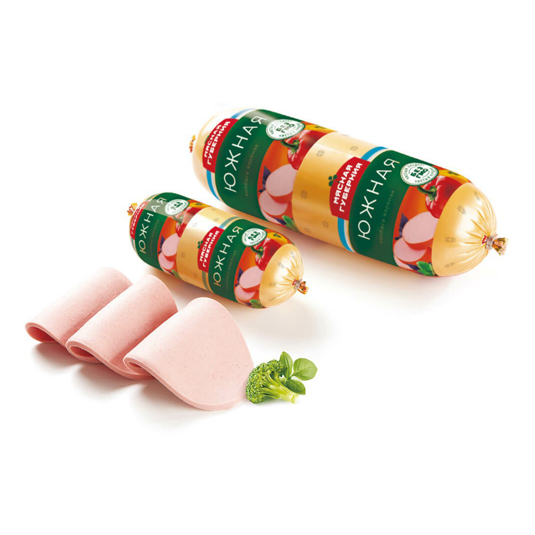 

Колбаса Мясная губерния Южная вареная +-1,5 кг