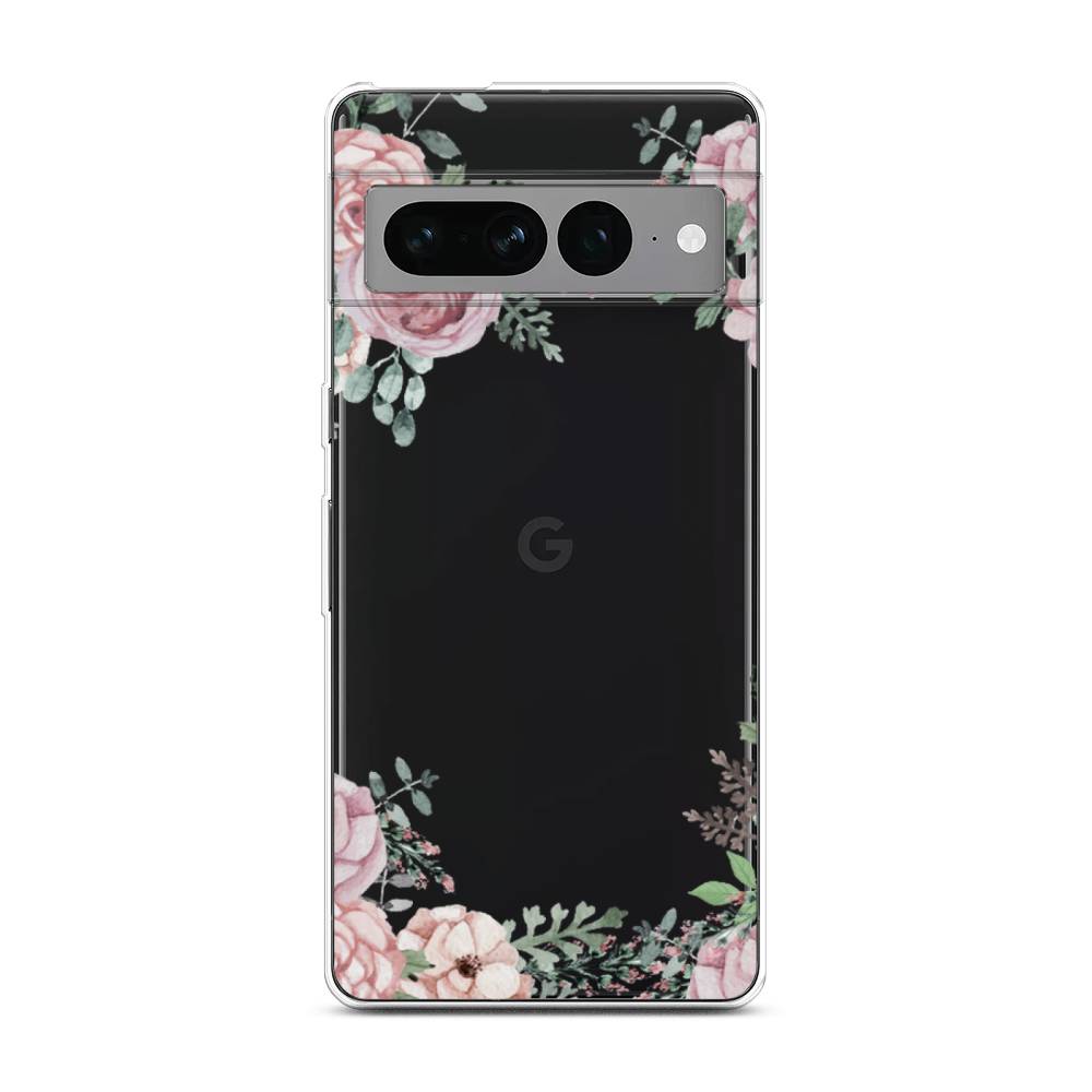 

Чехол Awog на Google Pixel 7 Pro "Нежные розы акварель", Разноцветный
