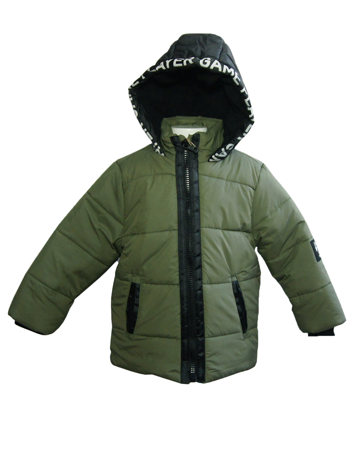 Куртка детская MDM MIDIMOD GOLD 20862, хаки, 122 стеганая куртка а хаки emporio armani детская