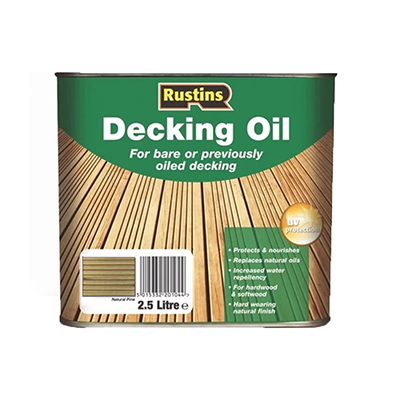 фото Террасное масло rustins decking oil, цвет: натуральная сосна 2,5 л.